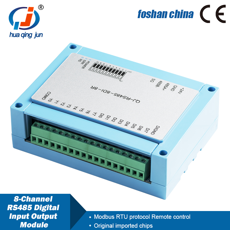 Relay 8 Channel Board - Huaqingjun 8-канальные цифровые входы RS485 выходы