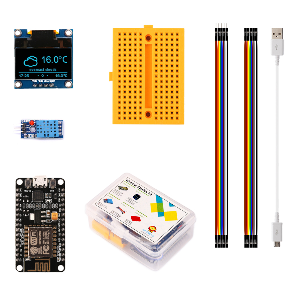 Esp8266 Nodemcu Board - Метеостанция ESP8266, набор «сделай сам» с
