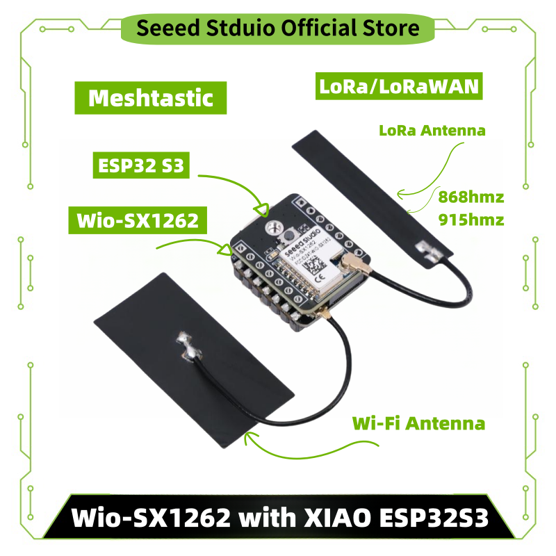 Home Automation Arduino - Модуль ESP32 S3 LoRa Meshtastic SX1262