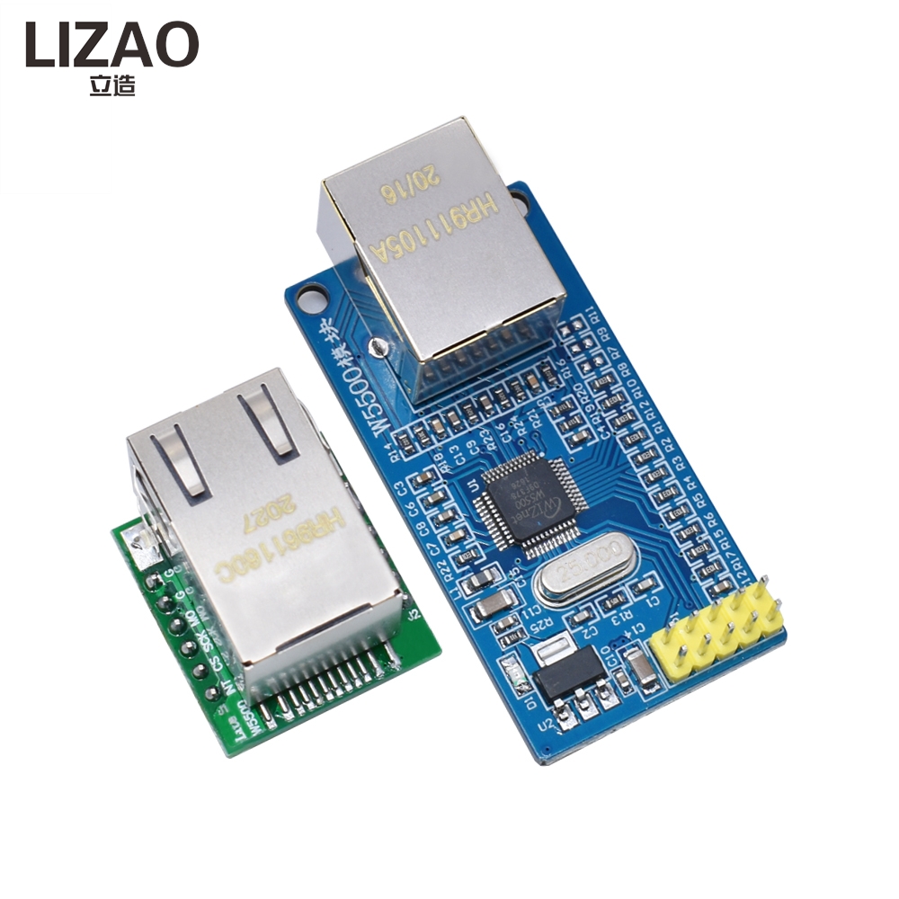 Ethernet Module W5500 - Модуль Ethernet-сети LIZAO W5500, плата интерфейса