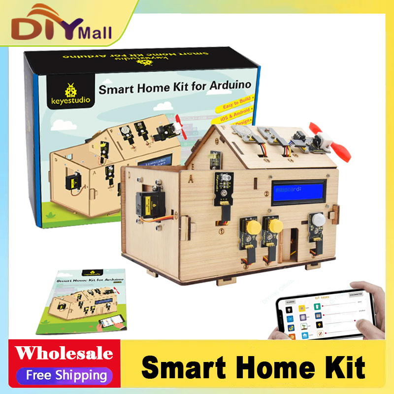 Домашний комплект Keyestudio S – обзор и цена Smart Home Automation Diy