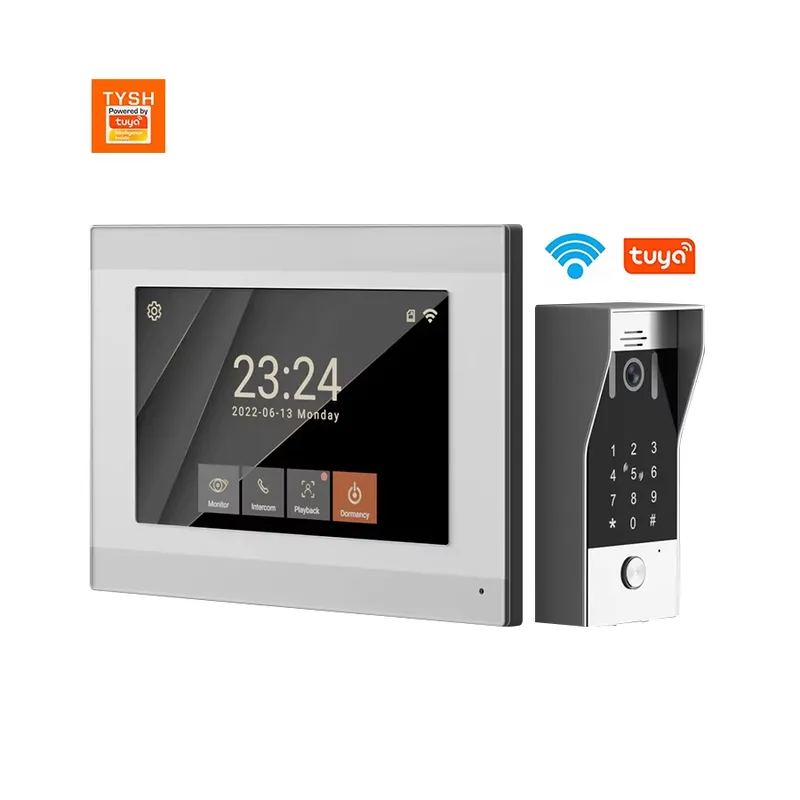 Видеодомофон TYSH 2-проводной  – обзор и цена Smart Doorbell Wired