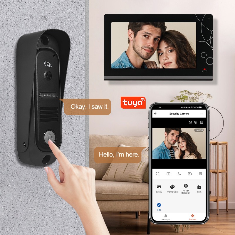 Умный дом: 7-дюймовый Wi-Fi ви – обзор и цена Smart Doorbell Wired